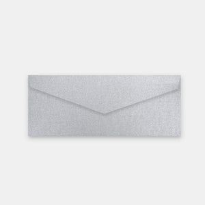 Envelope 72x205 mm silver metallic