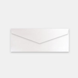 Envelope 72x205 mm glitter cryogen white
