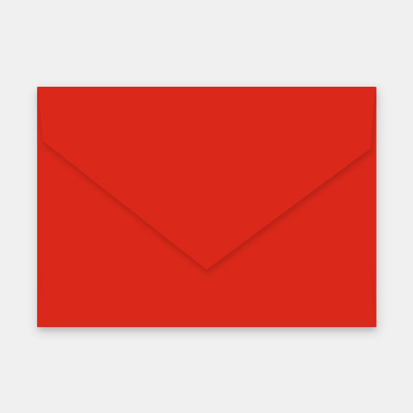 Envelope 229x324 mm red vellum