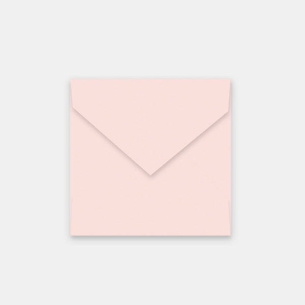 Enveloppe 140x140 mm velin rose pale