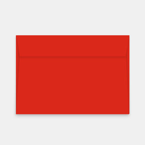 Envelope 162x229 mm red vellum