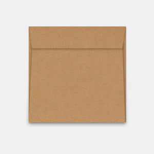 Envelope 170x170 mm kraft material self-adhesive tab