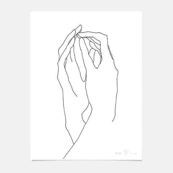 Hands of Love Kunstdruck in limitierter Auflage – 01