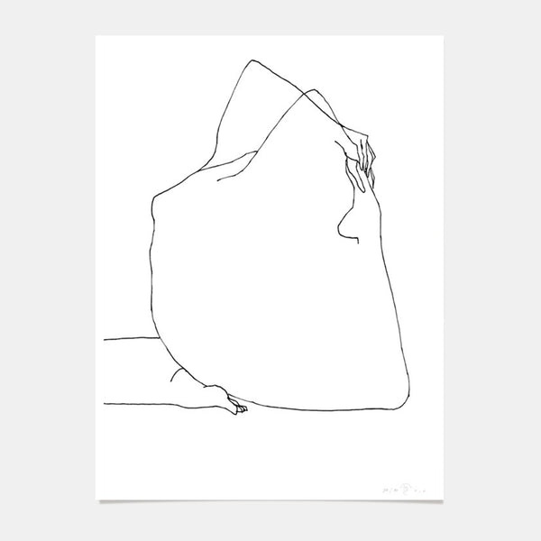 Limitierter Kunstdruck „Frau Yoga“ – 01