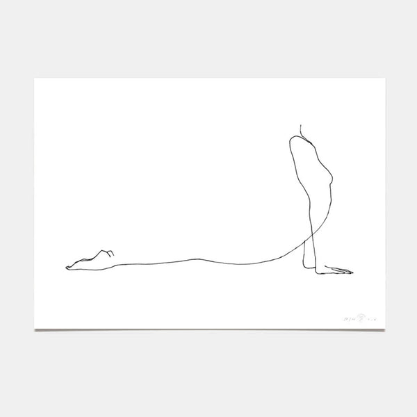 Limitierter Kunstdruck „Frau Yoga“ – 02