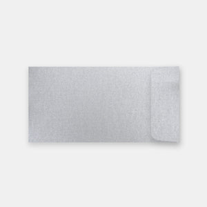 115x225 mm silver metallic pouch
