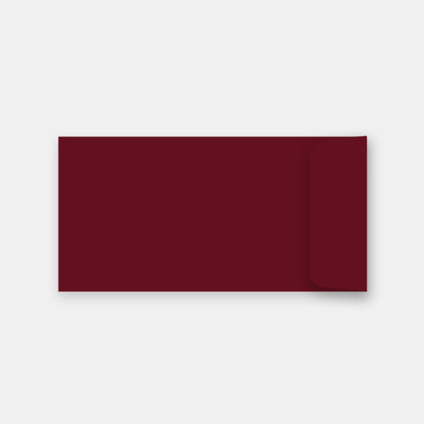 Pouch 115x225 mm burgundy vellum