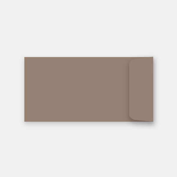 Pochette 115x225 mm velin taupe