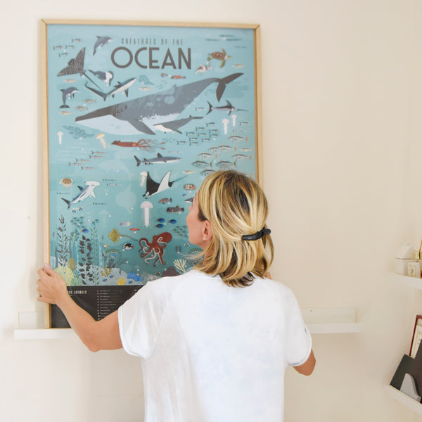 Mon poster en stickers des océans
