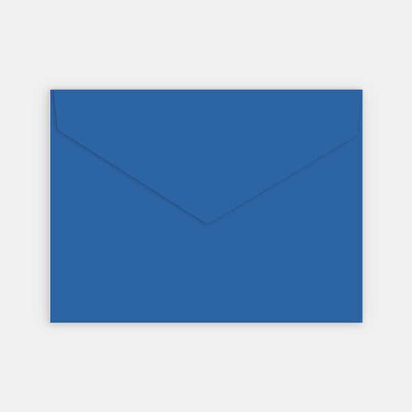 Envelope 140x190 mm royal blue vellum