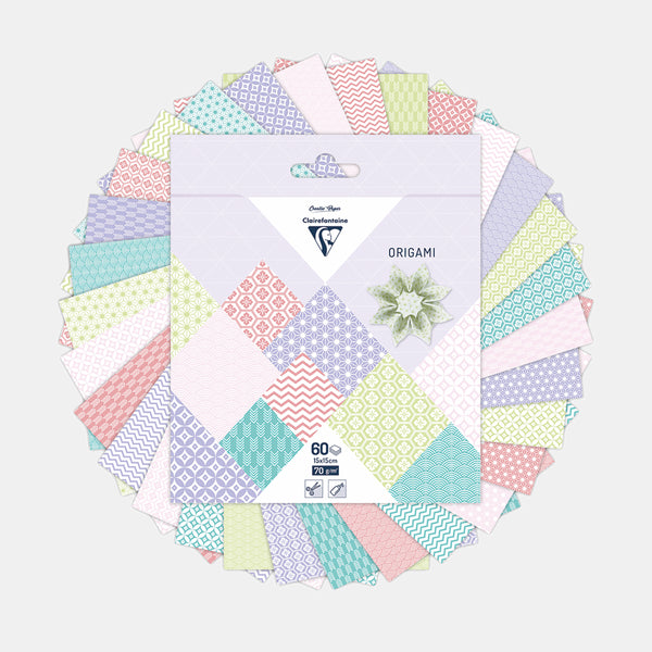 Clairefontaine 95357C - 60 Feuilles de Papier Origami 70g/m², Format 15x15cm, 30 Motifs Colorés Assortis (2 feuilles par motif), Loisirs Créatifs Adultes et Enfants, Collection Jardin Fruité Clairefontaine 95357C - 60 Feuilles de Papier Origami 70g/m², Format 15x15cm, 30 Motifs Colorés Assortis (2 feuilles par motif), Loisirs Créatifs Adultes et Enfants, Collection Jardin Fruité