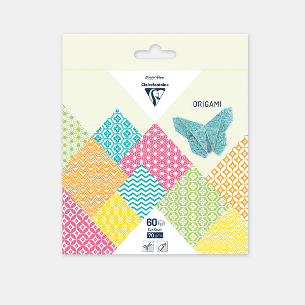 Papier origami 15x15 cm - Eté - 60 feuilles