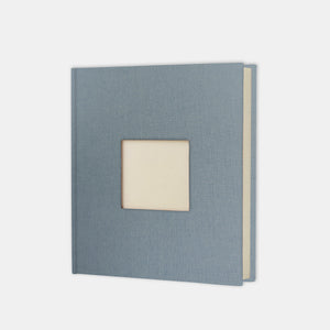 Album photo 30x30 toile bleu gris