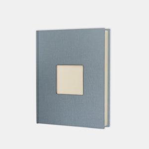 Photo album 30x24 blue canvas, cream interior