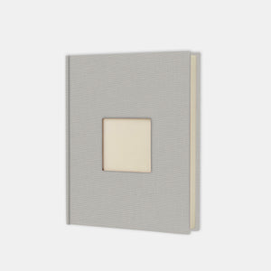 Photo album 30x24 light gray canvas, cream interior