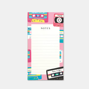 Mix tape notepad