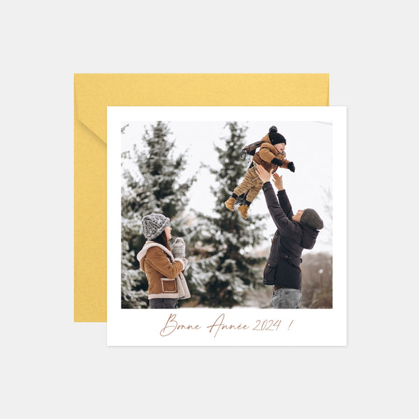 Personalized Polaroid Greeting Card