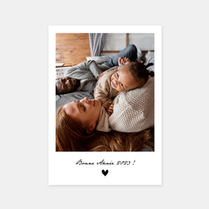 Personalized greeting card Portrait pictogram