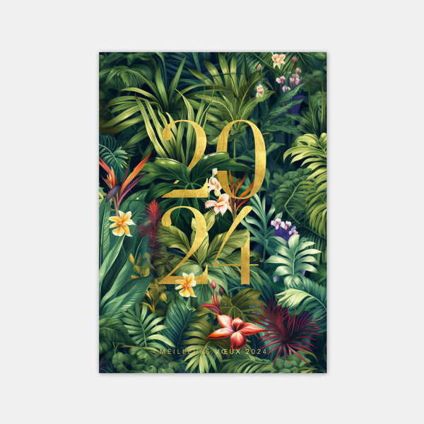 Personalized Jungle Greeting Card