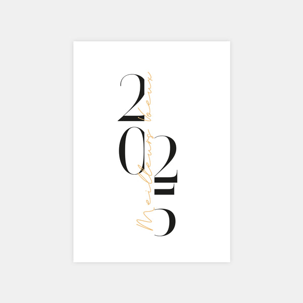 Personalized greeting card best wishes graphic
