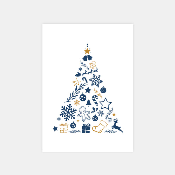 Toys tree personalized greeting card