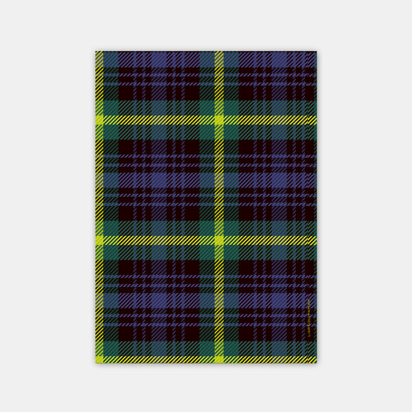 Carte de voeux personnalisée Tartan