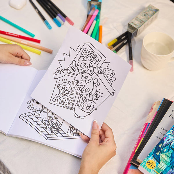 Cahier de coloriage - Cozy Art Supermarket
