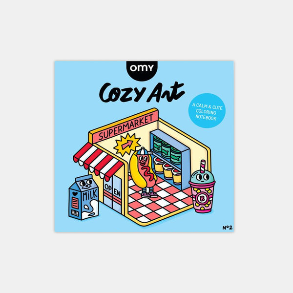 Cahier de coloriage - Cozy Art Supermarket