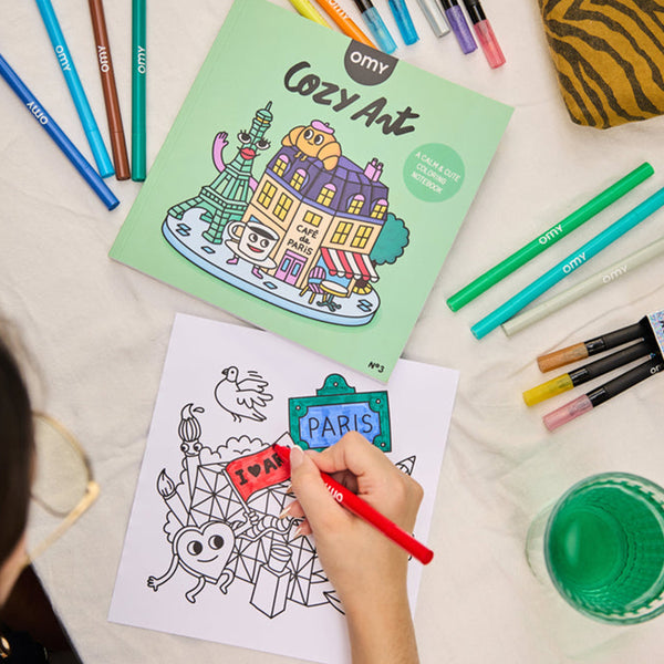 Cahier de coloriage - Cozy Art Paris