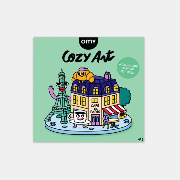 Cahier de coloriage - Cozy Art Paris