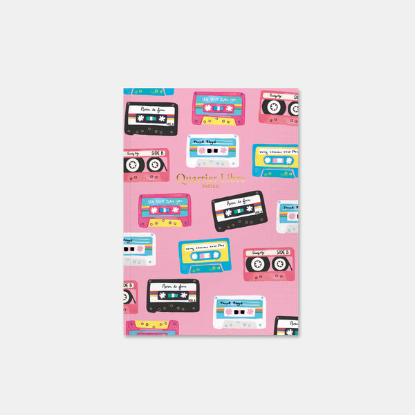 A6 Mixed Tape Notebook