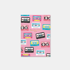 A6 Mixed Tape Notebook