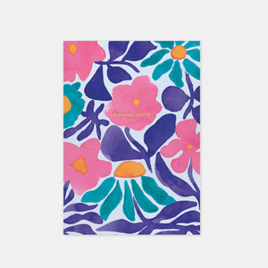 A5-Blumen-Notizbuch