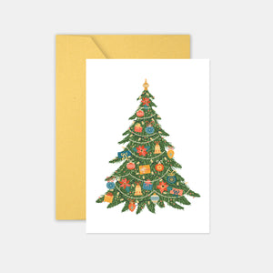 Carte arbre de Noël