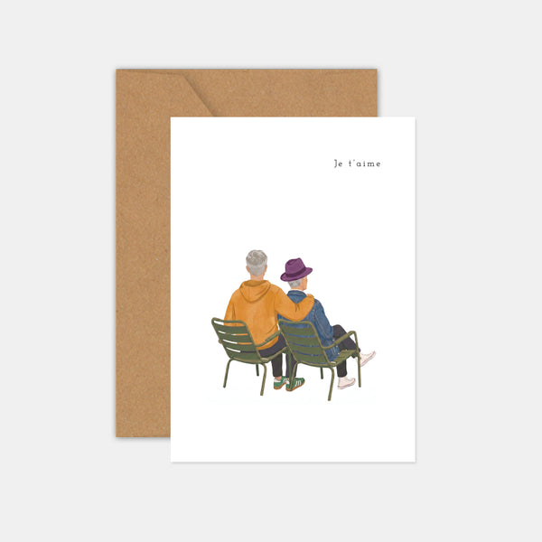 I love you couple card