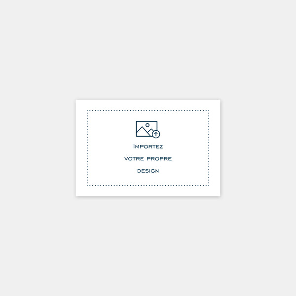 Square card 130x130 mm to personalize