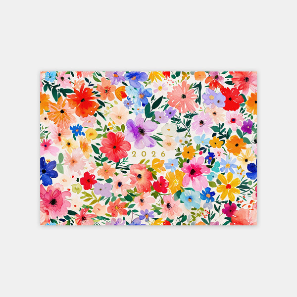 Carte de voeux Jardin de couleurs