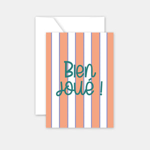 Carte pour dire un mot - Bien joué