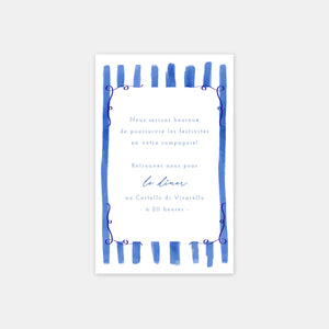 Carton invitation de mariage jolies lignes