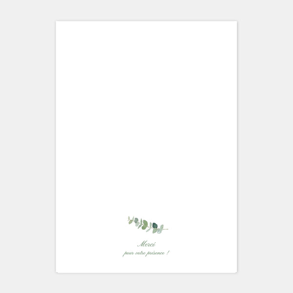 Cover for the Marriage Booklet at Sainte Marie-Madeleine Church