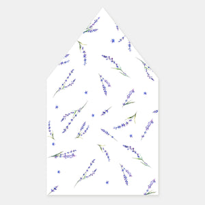Doublure enveloppe brin de lavande