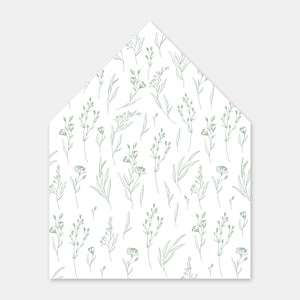 Doublure enveloppe champêtre classique