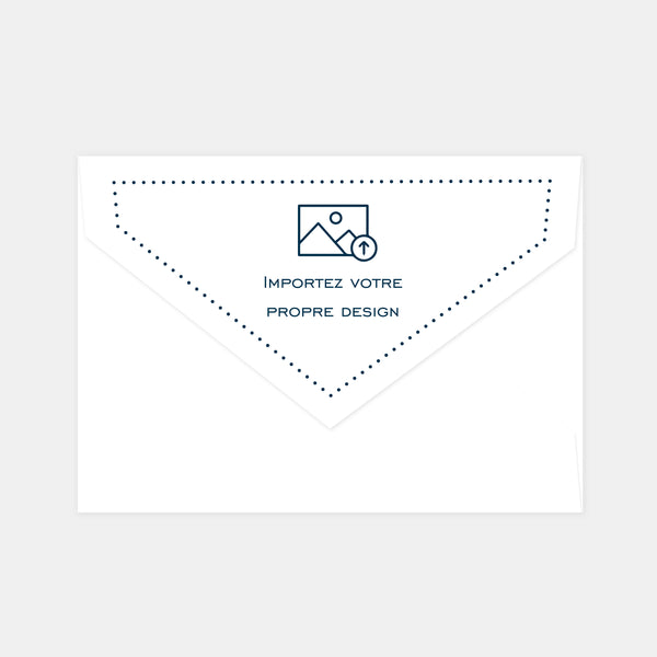 Enveloppe rectangle à personnaliser