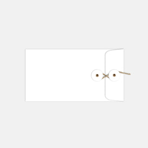 Cartes et enveloppes, format carte 15x15 cm, format enveloppe 16x16 cm, 50  jeux, naturel