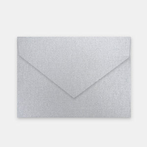 Enveloppe 165x215 mm metal argent