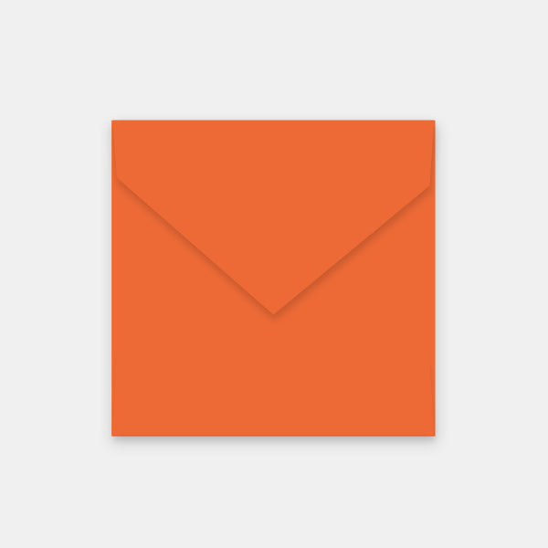 Enveloppe 155x155 mm velin orange