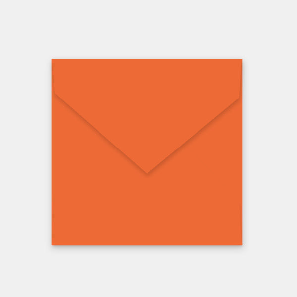 Enveloppe 165x165 mm velin orange