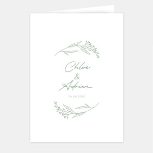 Faire-part de mariage champêtre classique