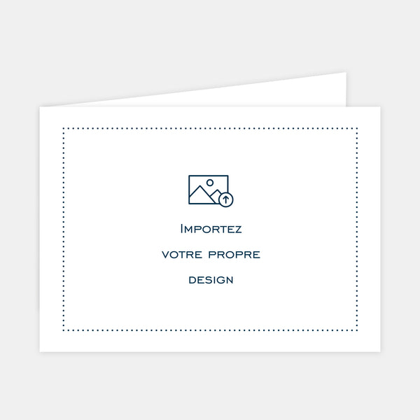 A5-Querformatkarte – 148 x 420 mm, individuell gestaltbar