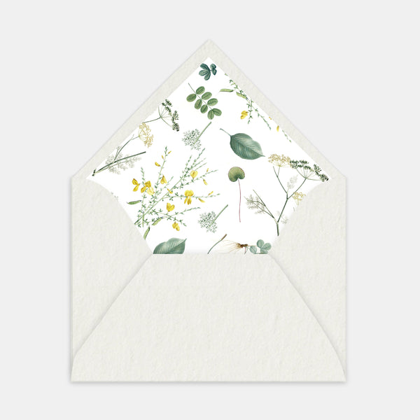 Wildflower envelope lining - 50ex